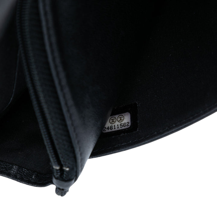 Chanel Chevron Sheepskin Mademoiselle Vintage Wallet on Chain Noir – GABY PARIS Authentique