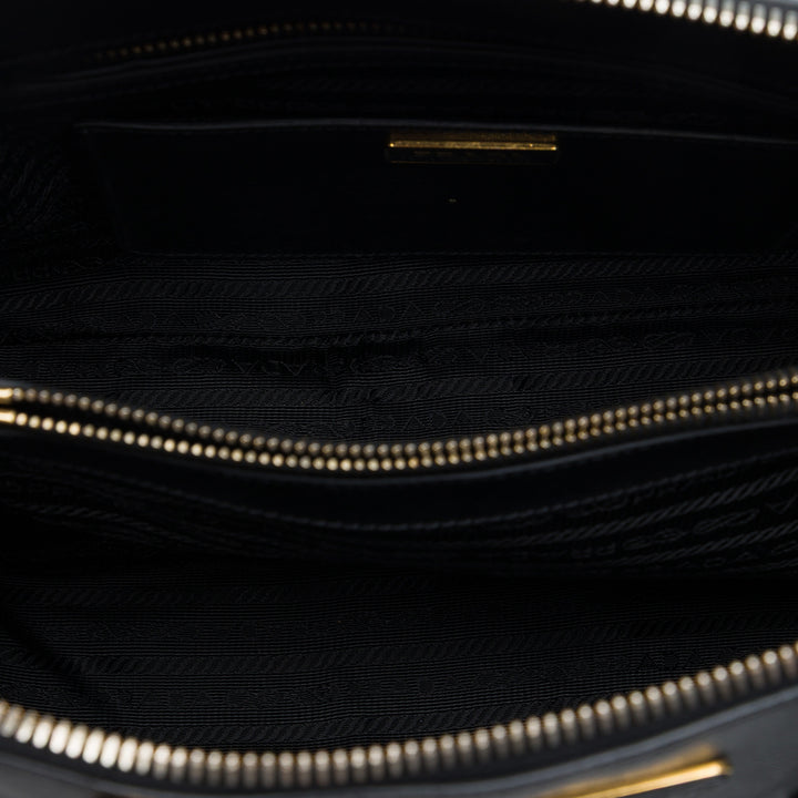 Lux Promenade Sac Moyen Saffiano Noir