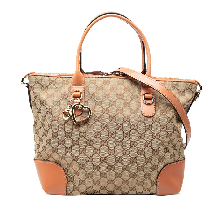 Gucci GG Heart Bit Sac Toile