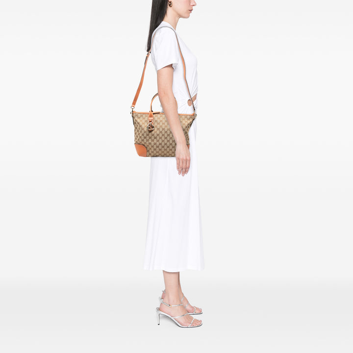 Gucci GG Heart Bit Sac Toile