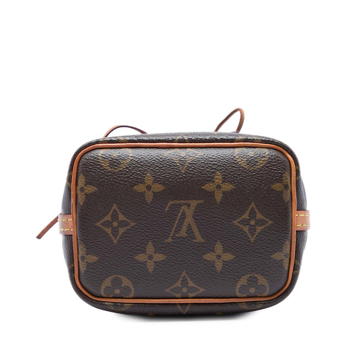 Louis Vuitton Noe Nano Monogram Marron – vue 3 – GABY PARIS