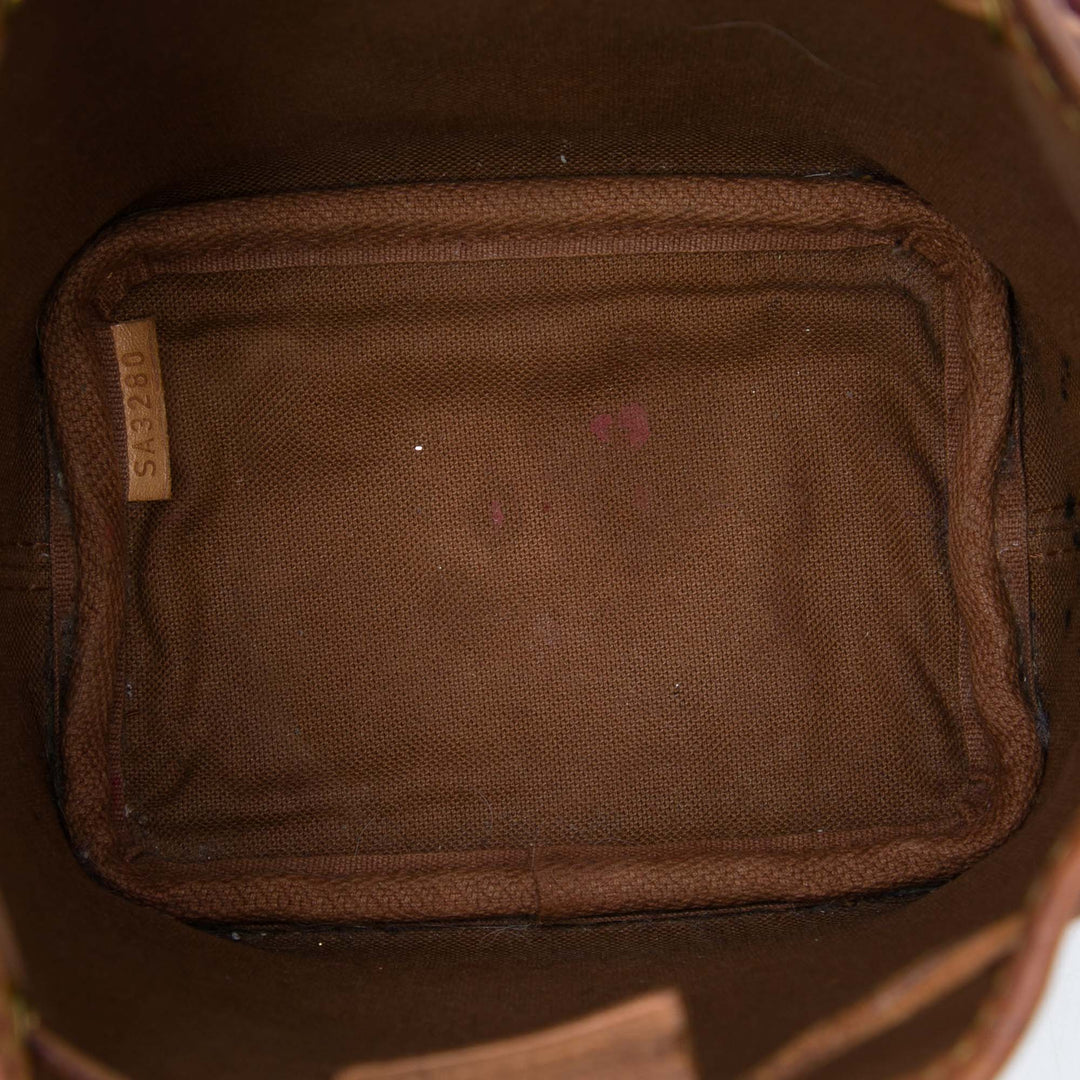 Louis Vuitton Noe Nano Monogram Marron – vue 4 – GABY PARIS