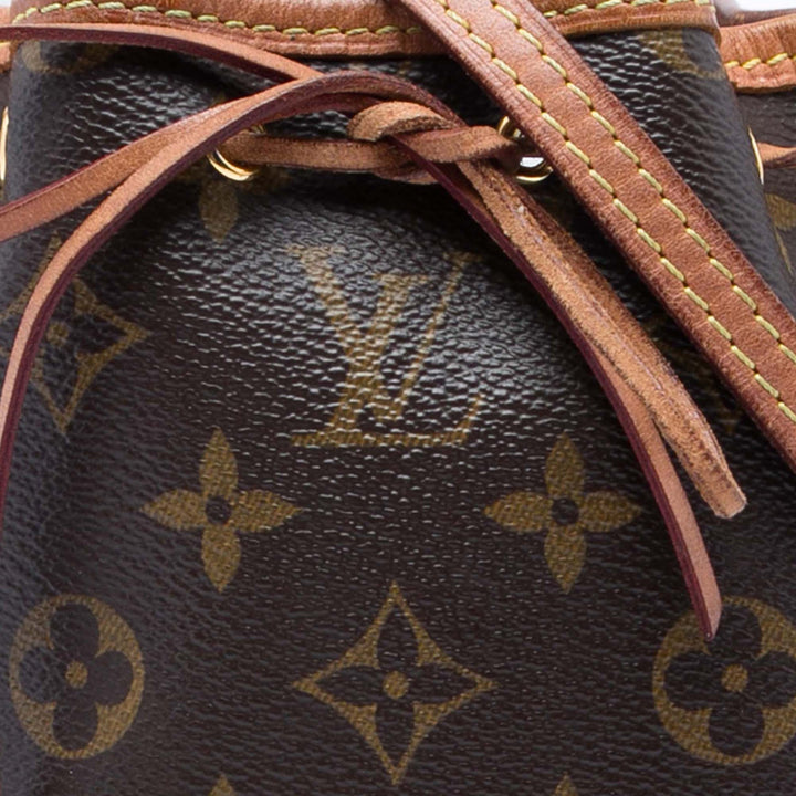 Louis Vuitton Noe Nano Monogram Marron – vue 5 – GABY PARIS