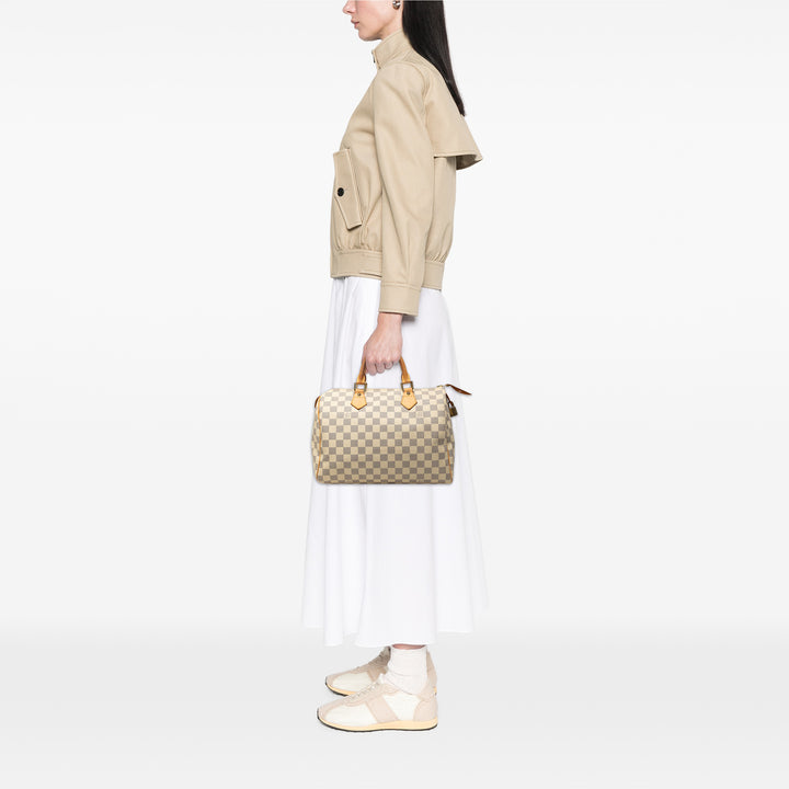 Louis Vuitton Speedy 30 Damier Azur Blanc