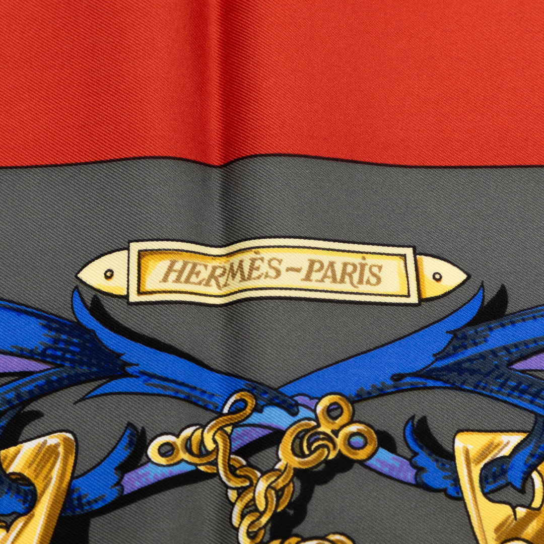 Hermès Le Mors A La Conetable Soie Foulard 90 – GABY PARIS Authentique