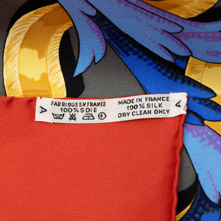 Hermès Le Mors A La Conetable Soie Foulard 90 – GABY PARIS Authentique