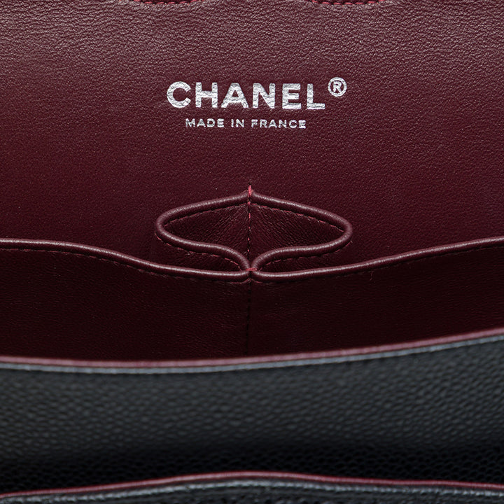 Chanel Sac porté épaule Classic Double rabat Jumbo Cuir caviar Noir – vue 5 – GABY PARIS