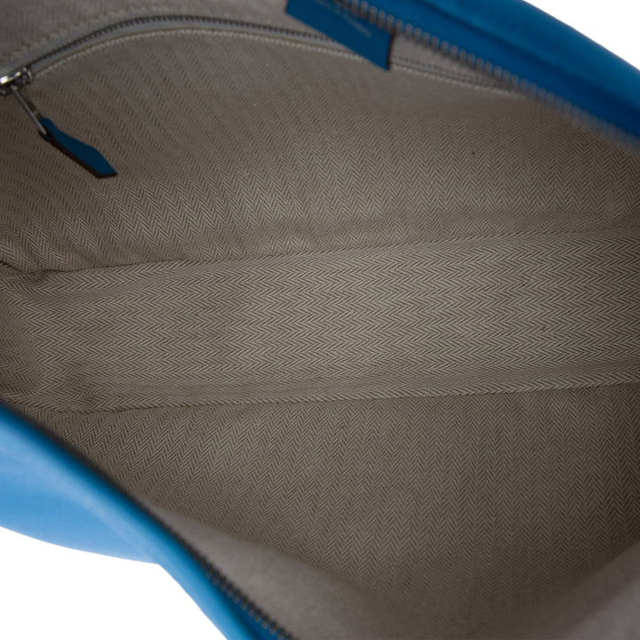 Hermès Sac à main Massai Cut 40 Swift Bleu – vue 4 – GABY PARIS