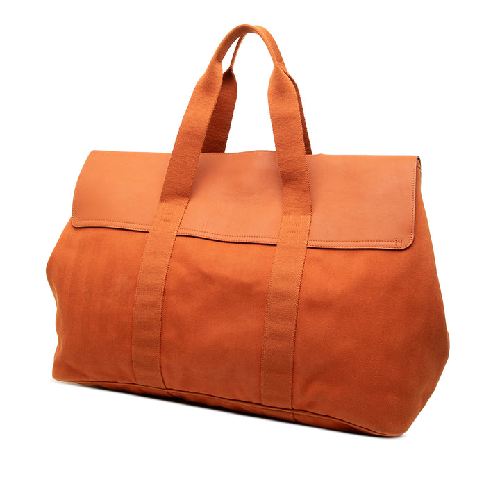 Hermès Sac à main Valparaiso Swift GM Orange – vue 2 – GABY PARIS