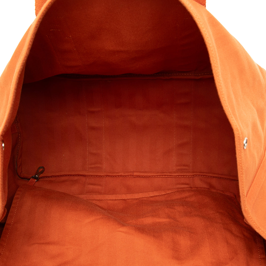 Hermès Sac à main Valparaiso Swift GM Orange – vue 4 – GABY PARIS