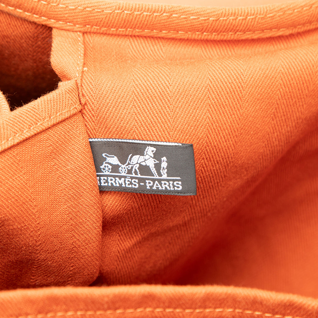 Hermès Sac à main Valparaiso Swift GM Orange – vue 5 – GABY PARIS