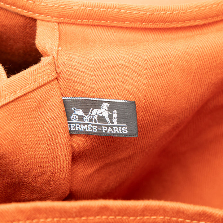 Hermès Sac à main Valparaiso Swift GM Orange – vue 5 – GABY PARIS