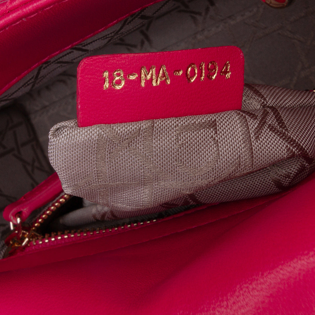 Mini Lambskin Cannage Lady Dior Pink - Gaby Paris