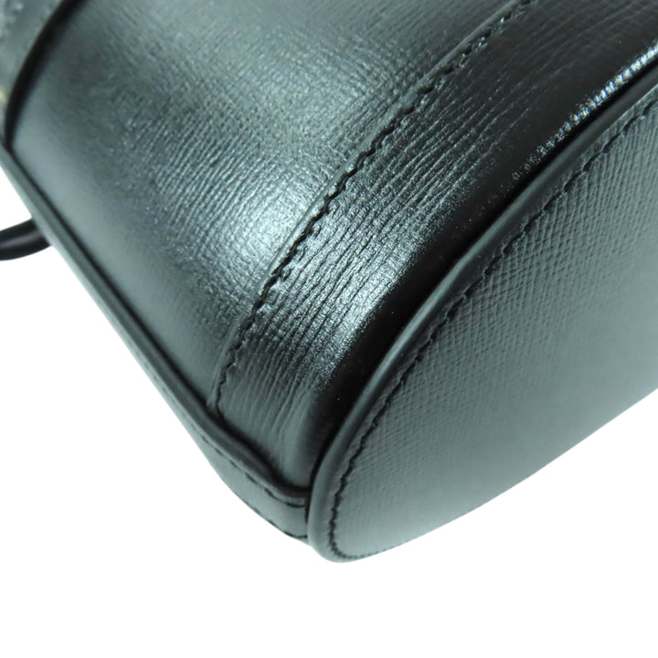 Horsebit 1955 Sac seau Cuir de veau Noir