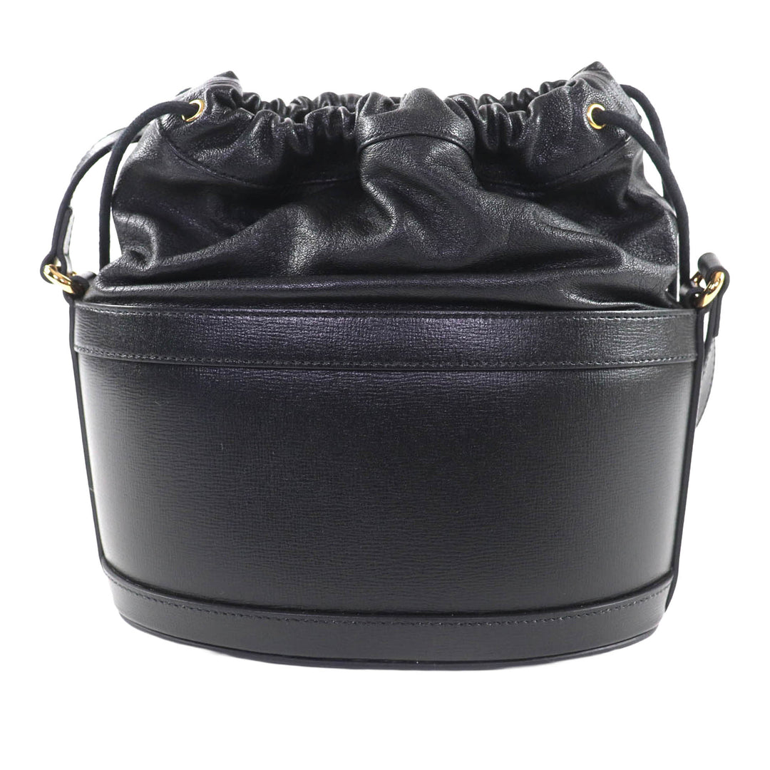 Horsebit 1955 Sac seau Cuir de veau Noir