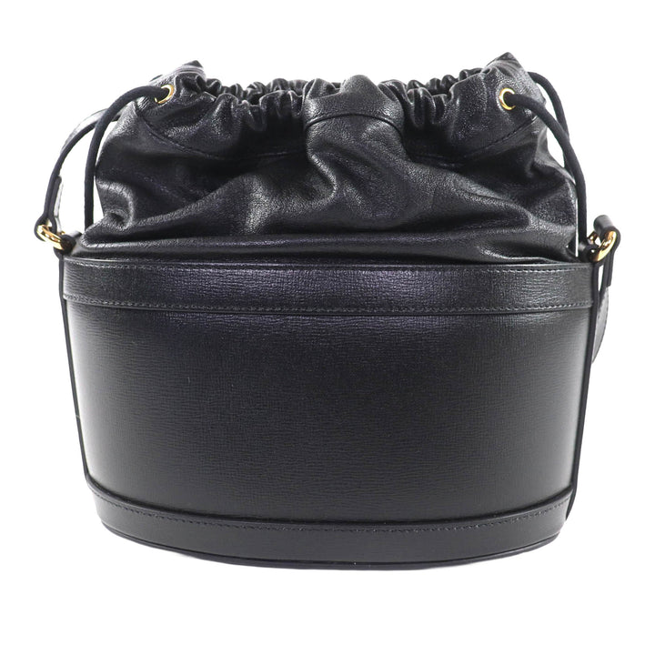 Horsebit 1955 Sac seau Cuir de veau Noir