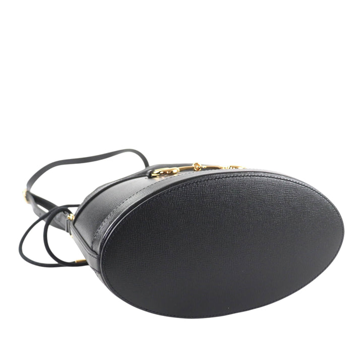Horsebit 1955 Sac seau Cuir de veau Noir