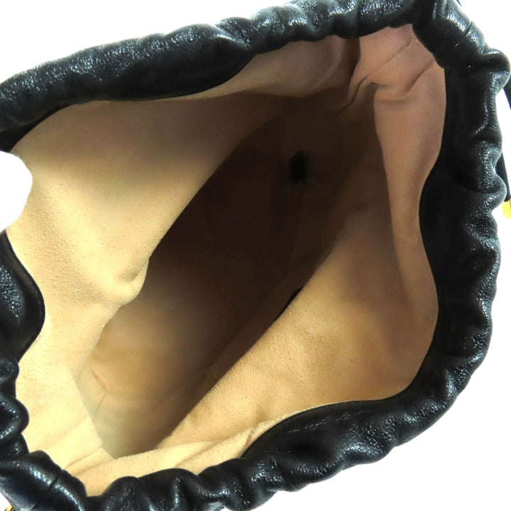 Horsebit 1955 Sac seau Cuir de veau Noir