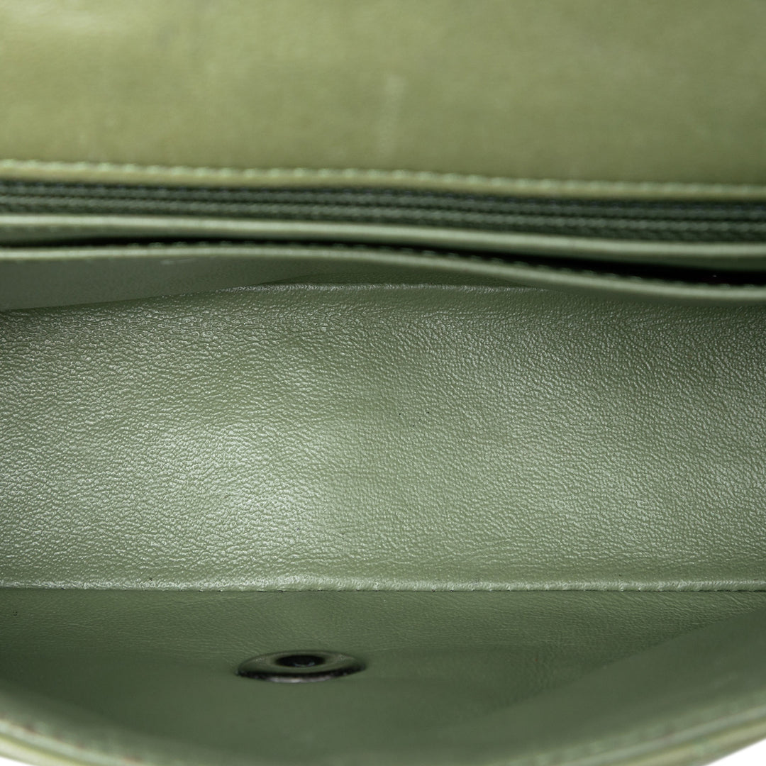 Chanel Mini Rectangular Classic Cuir d’agneau Simple rabat