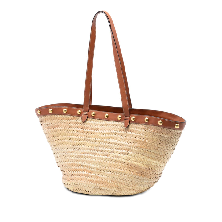 Celine Large Raffia Classic clouté Panier Cabas