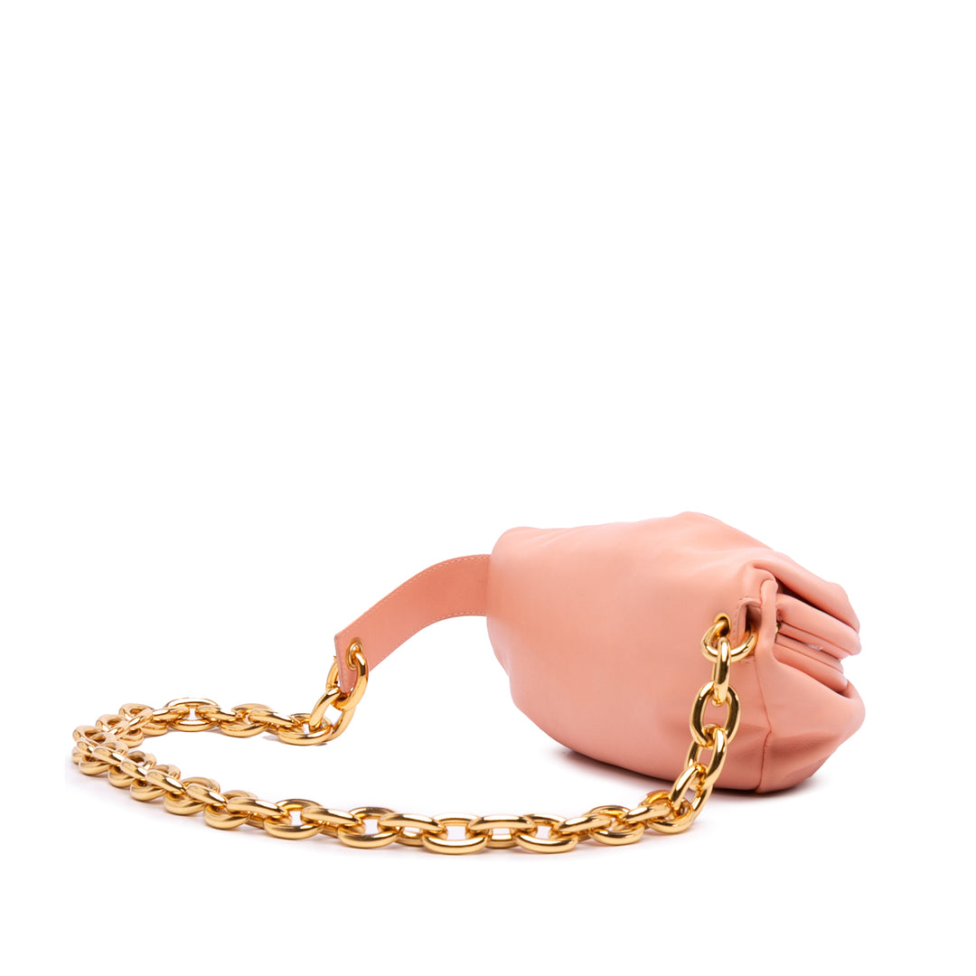 Bottega Veneta Cuir d’agneau Belt Chain Pochette