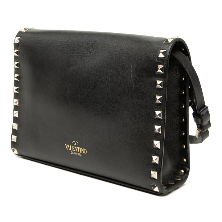Rockstud Flip Lock Sac Petit Noir