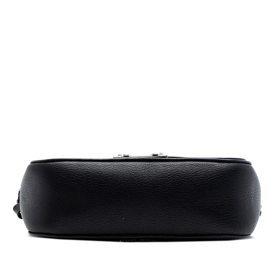 Miu Miu Madras Sac Cuir de chèvre Noir – vue 3 – GABY PARIS