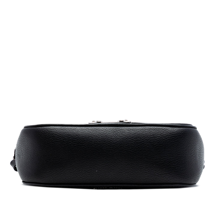Miu Miu Madras Sac Cuir de chèvre Noir – vue 3 – GABY PARIS