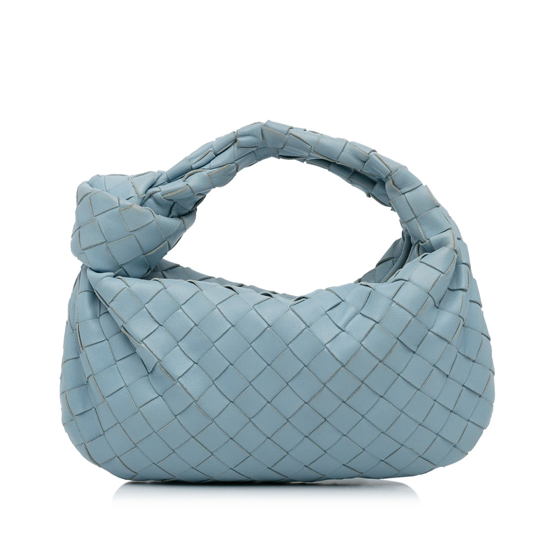 Mini Nappa Intrecciato Jodie Blue - Gaby Paris