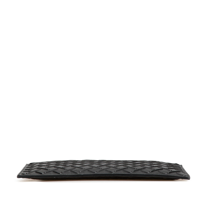 Nappa Graphic Clutch Black - Gaby Paris