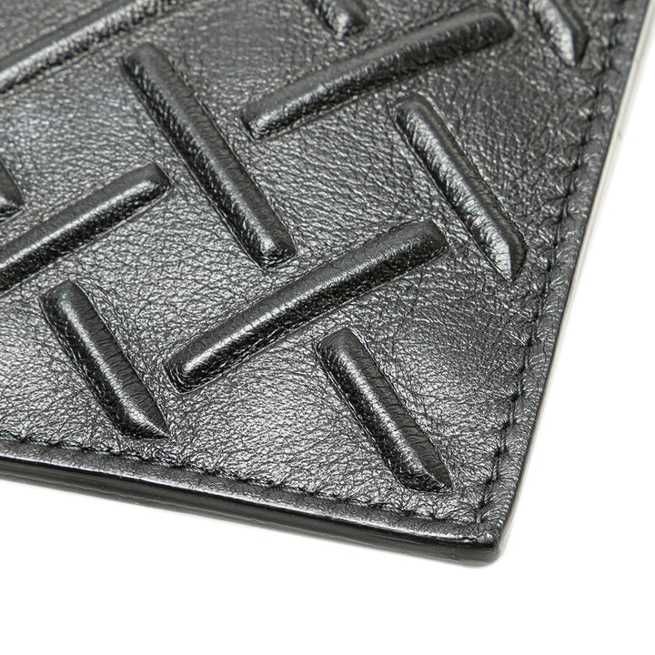Nappa Graphic Clutch Black - Gaby Paris