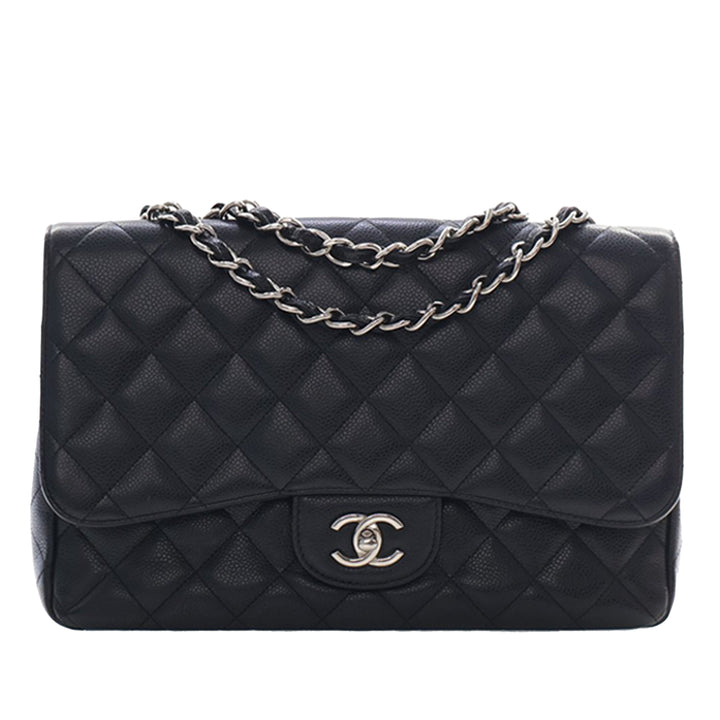 Chanel Jumbo Classic Caviar Simple rabat