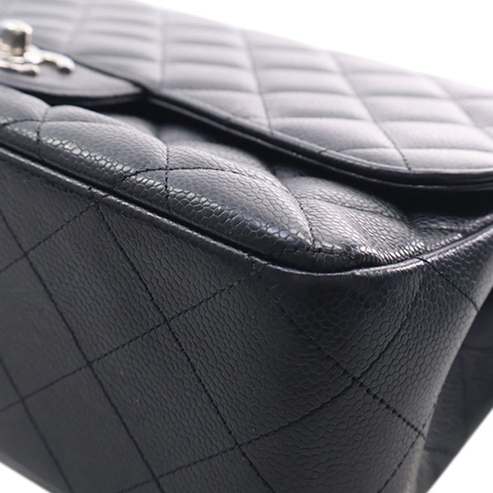 Chanel Jumbo Classic Caviar Simple rabat