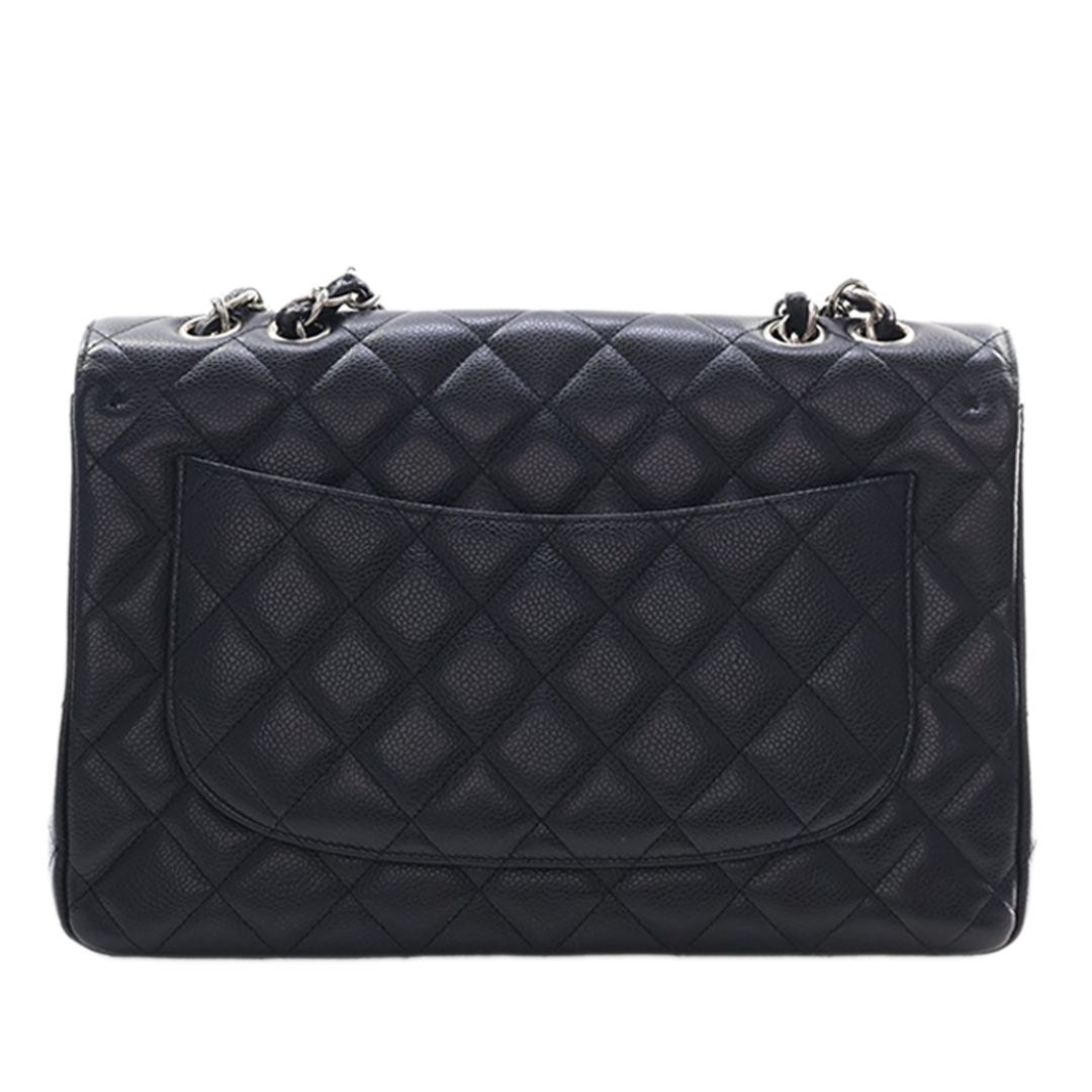Chanel Jumbo Classic Caviar Simple rabat