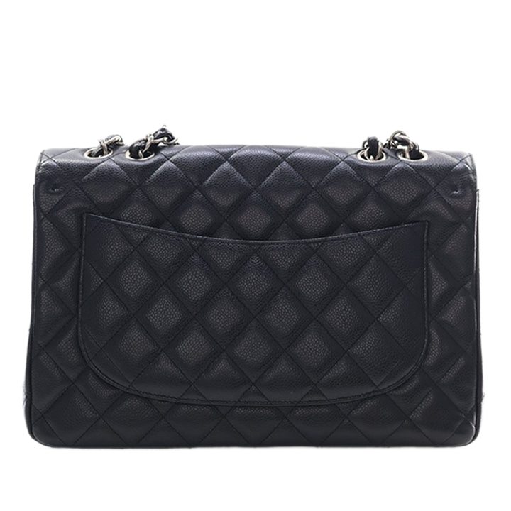 Chanel Jumbo Classic Caviar Simple rabat