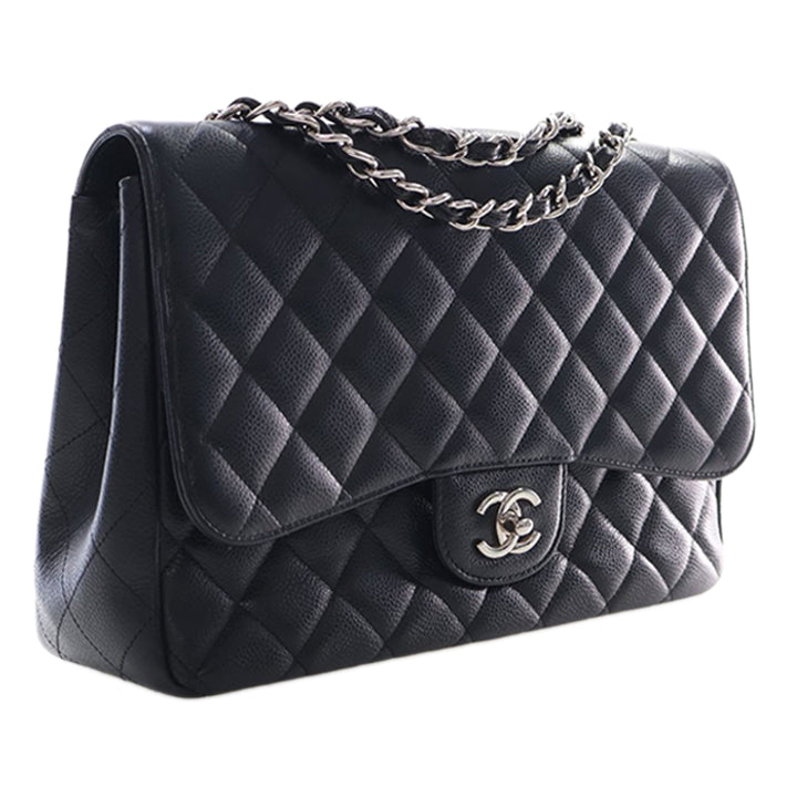 Chanel Jumbo Classic Caviar Simple rabat