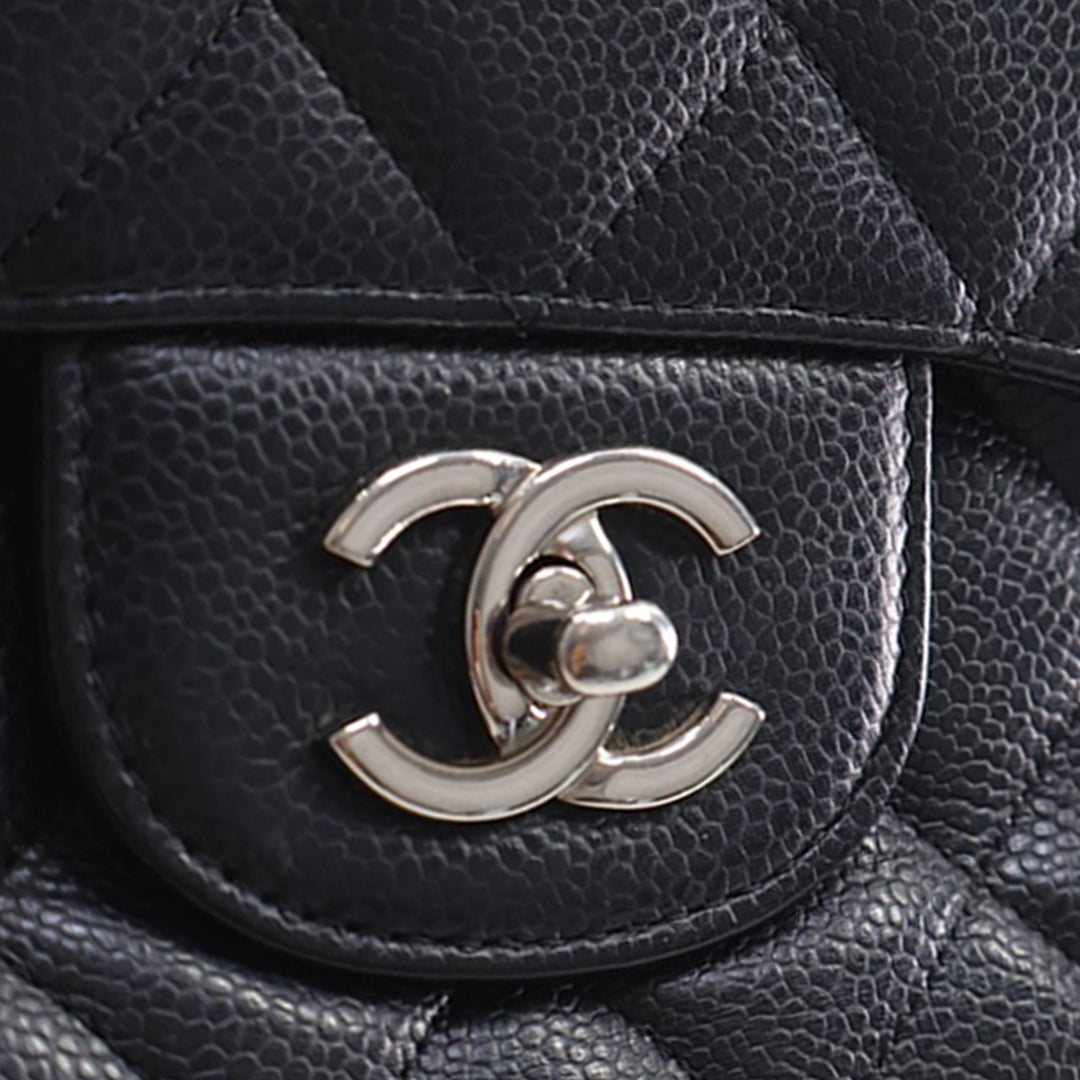 Chanel Jumbo Classic Caviar Simple rabat