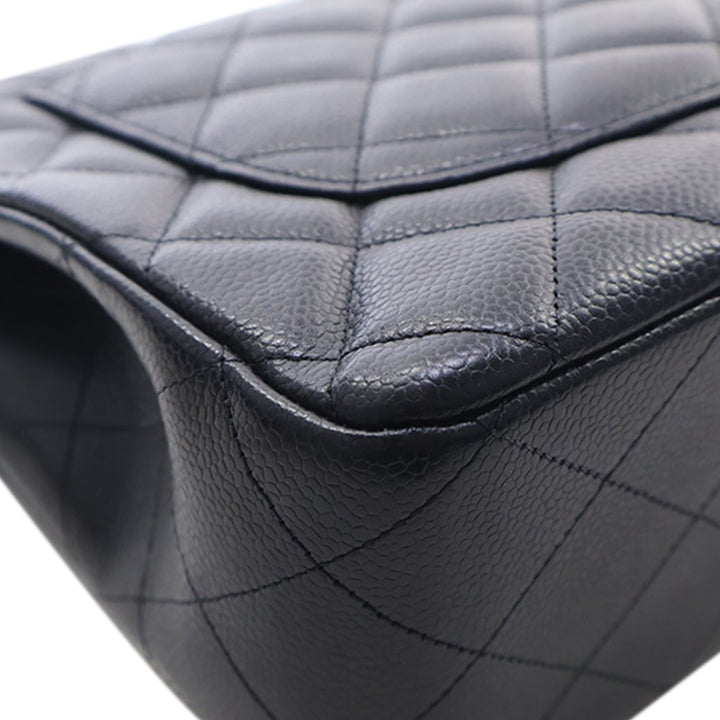 Chanel Jumbo Classic Caviar Simple rabat