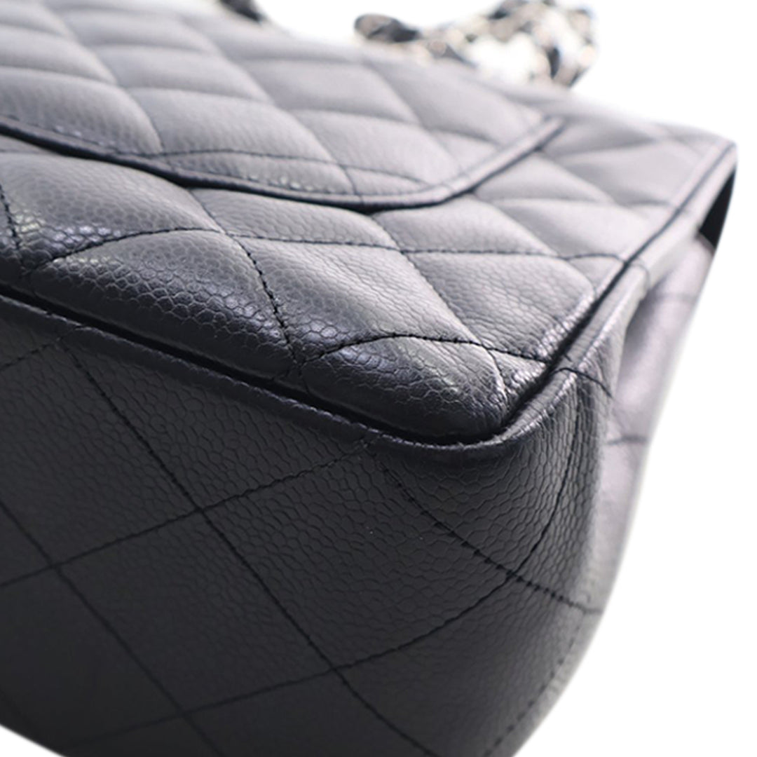 Chanel Jumbo Classic Caviar Simple rabat