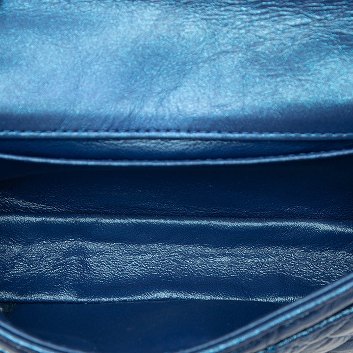 Chanel Matelassé Metallic vieilli Cuir de veau Reissue 2.55 Sac ceinture