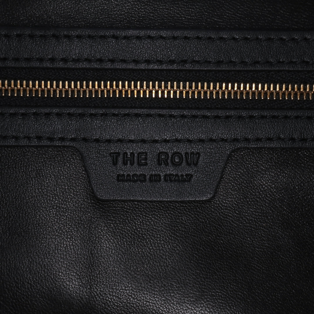 Leather North South Allie Shoulder Bag Black - Gaby Paris