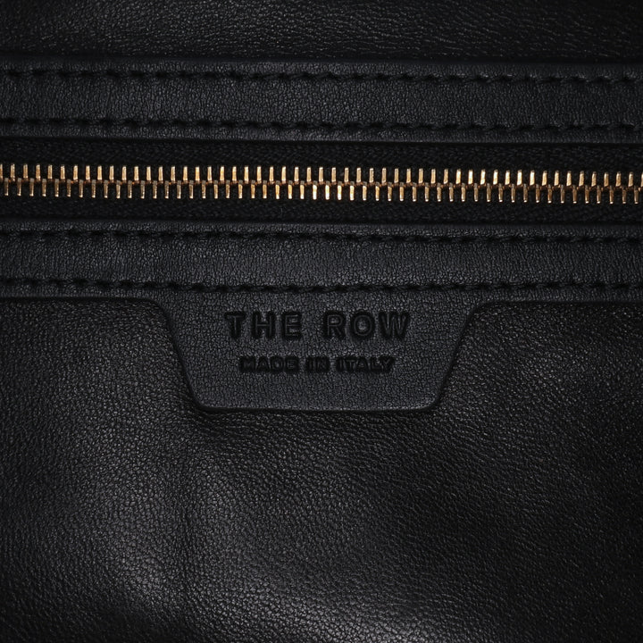 Leather North South Allie Shoulder Bag Black - Gaby Paris
