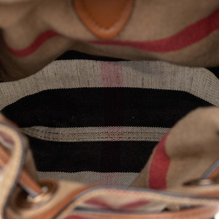 Burberry Mega Check Toile Chiltern Hearts Sac à dos