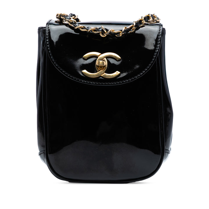 Chanel CC à rabat Sac Cuir