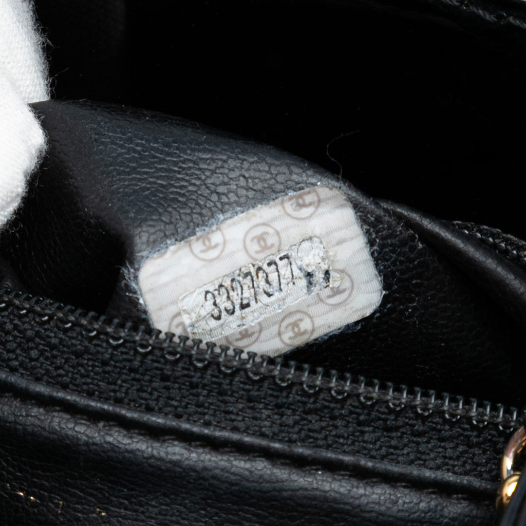 Chanel CC à rabat Sac Cuir