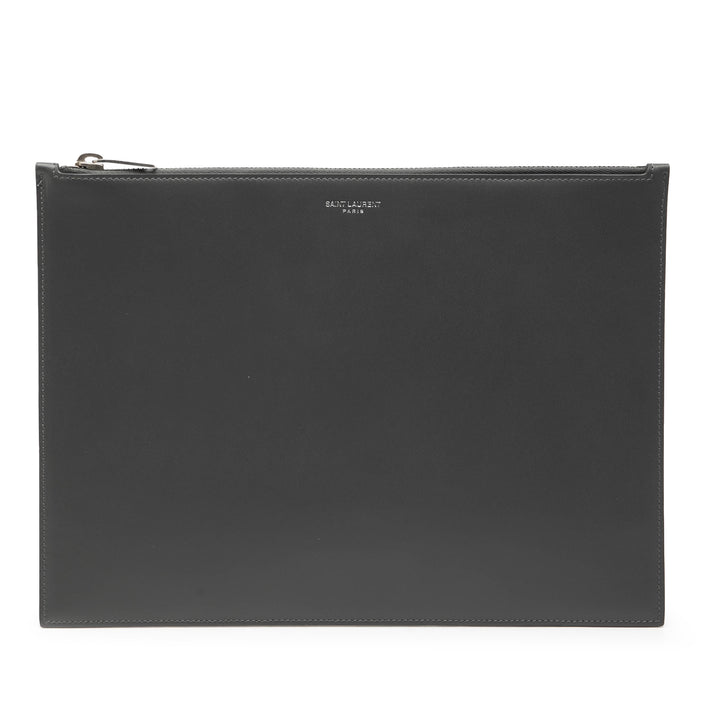 Saint Laurent Zippé Pochette Cuir
