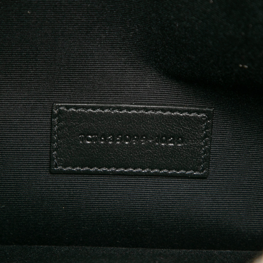 Saint Laurent Zippé Pochette Cuir