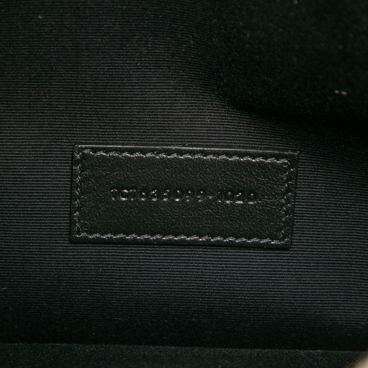 Saint Laurent Zippé Pochette Cuir