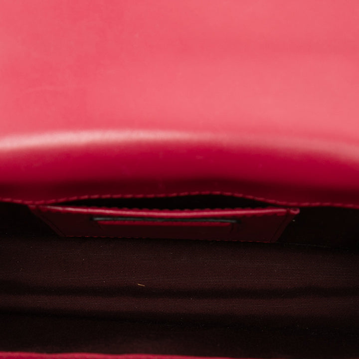 Bvlgari Sac porté épaule Serpenti Forever East West Cuir de veau Rouge – vue 4 – GABY PARIS