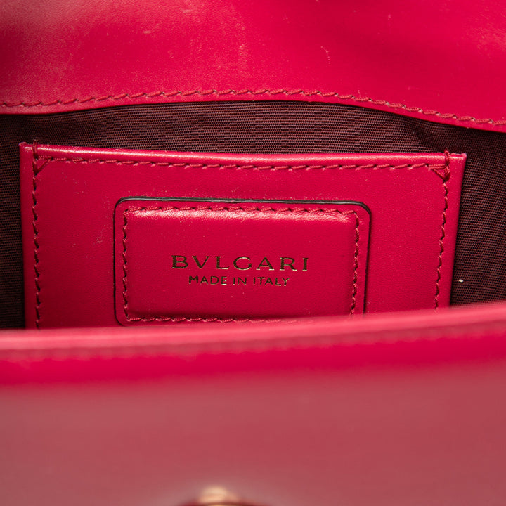 Bvlgari Sac porté épaule Serpenti Forever East West Cuir de veau Rouge – vue 5 – GABY PARIS